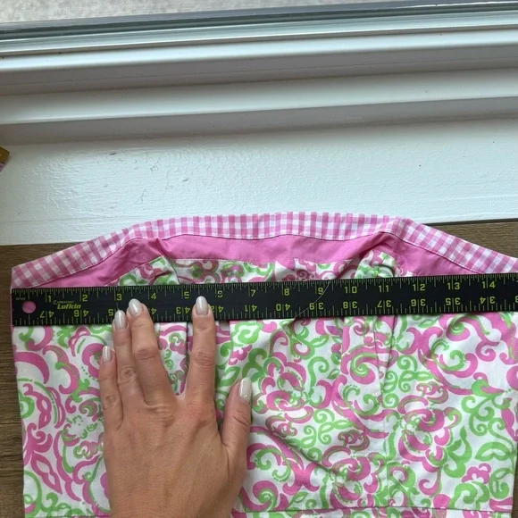 Lilly Pulitzer Sienna Strapless A-line Dress Size 4 Pink Floral Corset Party - Picture 3 of 7